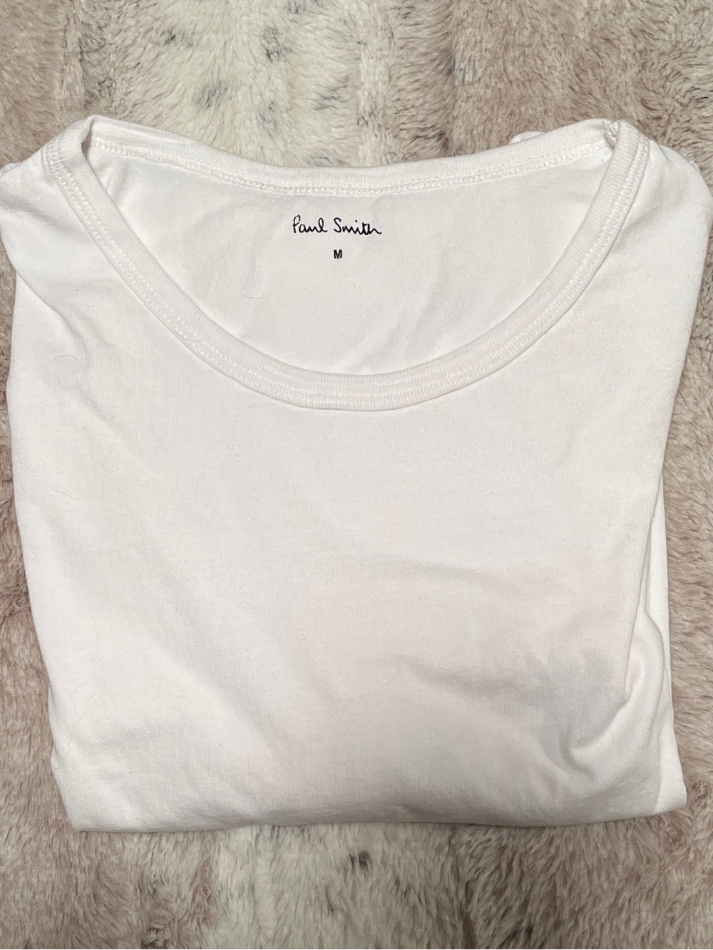 Paul Smith White Crew Neck Short Sleeve T-Shirt